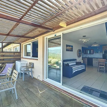 New Magnifique T2 Terrasse Vue Dans Avec Piscine Villa Serra-di-Ferro (Corsica)
